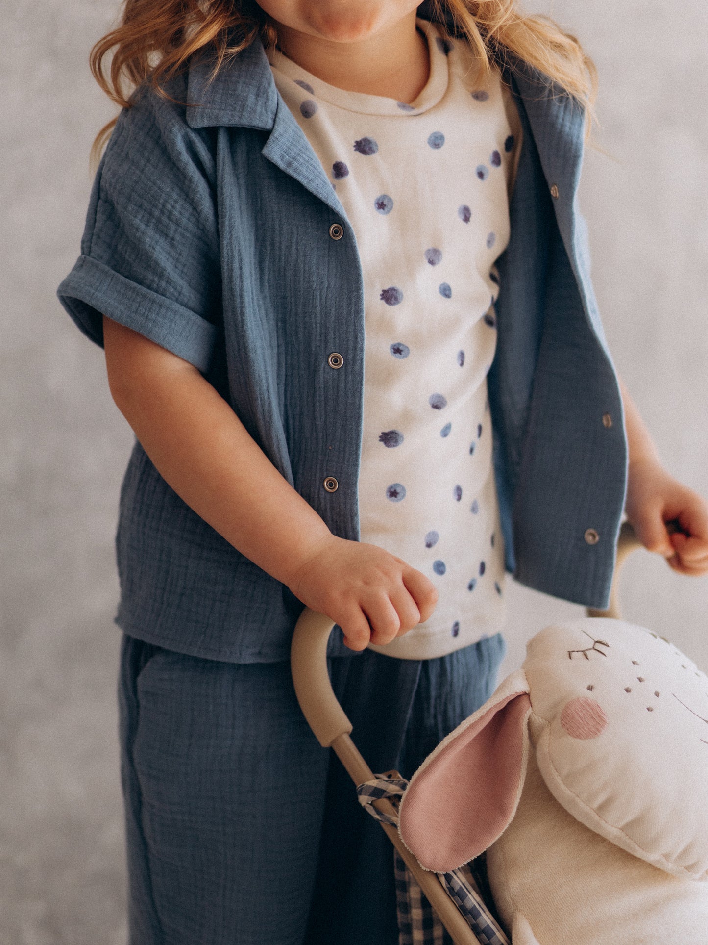 Muslin Kids Shirt (GOTS)