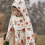 Baby Girl Pinwheel All Over Print Cotton Blanket