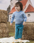VAUVA Vauva FW23 - Baby Boys Solid Cotton Trousers (Blue) Pants