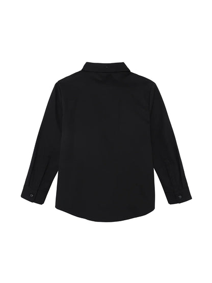 VAUVA Vauva FW23 - Boys Cotton Shirt (Black)