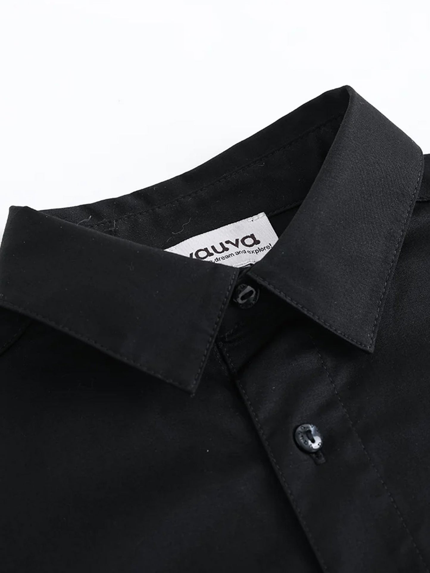 VAUVA Vauva FW23 - Boys Cotton Shirt (Black)