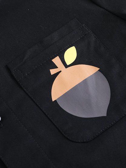 VAUVA Vauva FW23 - Boys Cotton Shirt (Black)