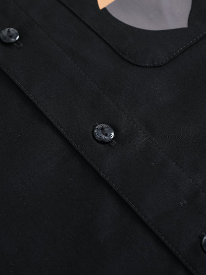 VAUVA Vauva FW23 - Boys Cotton Shirt (Black)