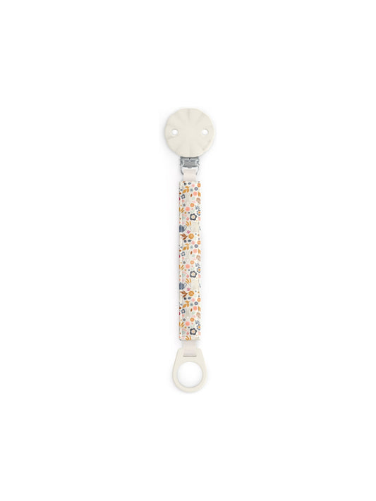 Silicone soother clip with cotton tape  - Wonderland Liberty