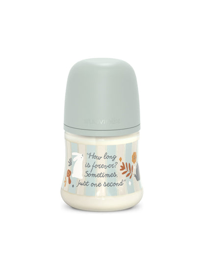 SX Pro 防脹氣慢流量仿母乳奶瓶 (PA) 150ml  +0M - Wonderland Stripes Blue Turquoise 藍綠色