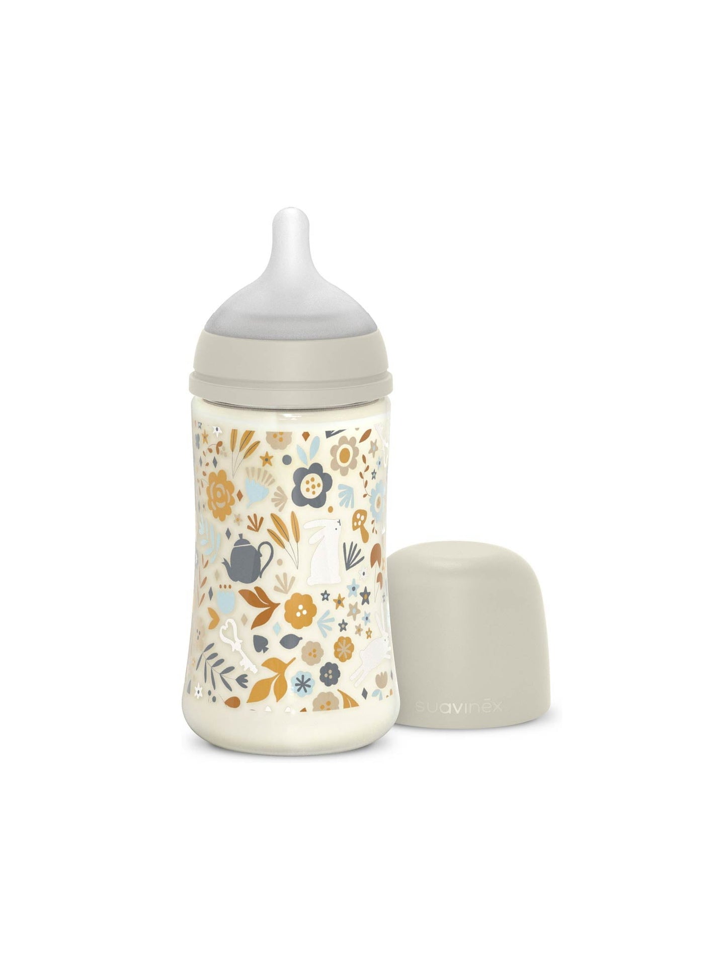 Feeding Bottle (PA) 270ml Medium Flow +3M SX Pro anti-colic Teat  - Wonderland Liberty Neutral