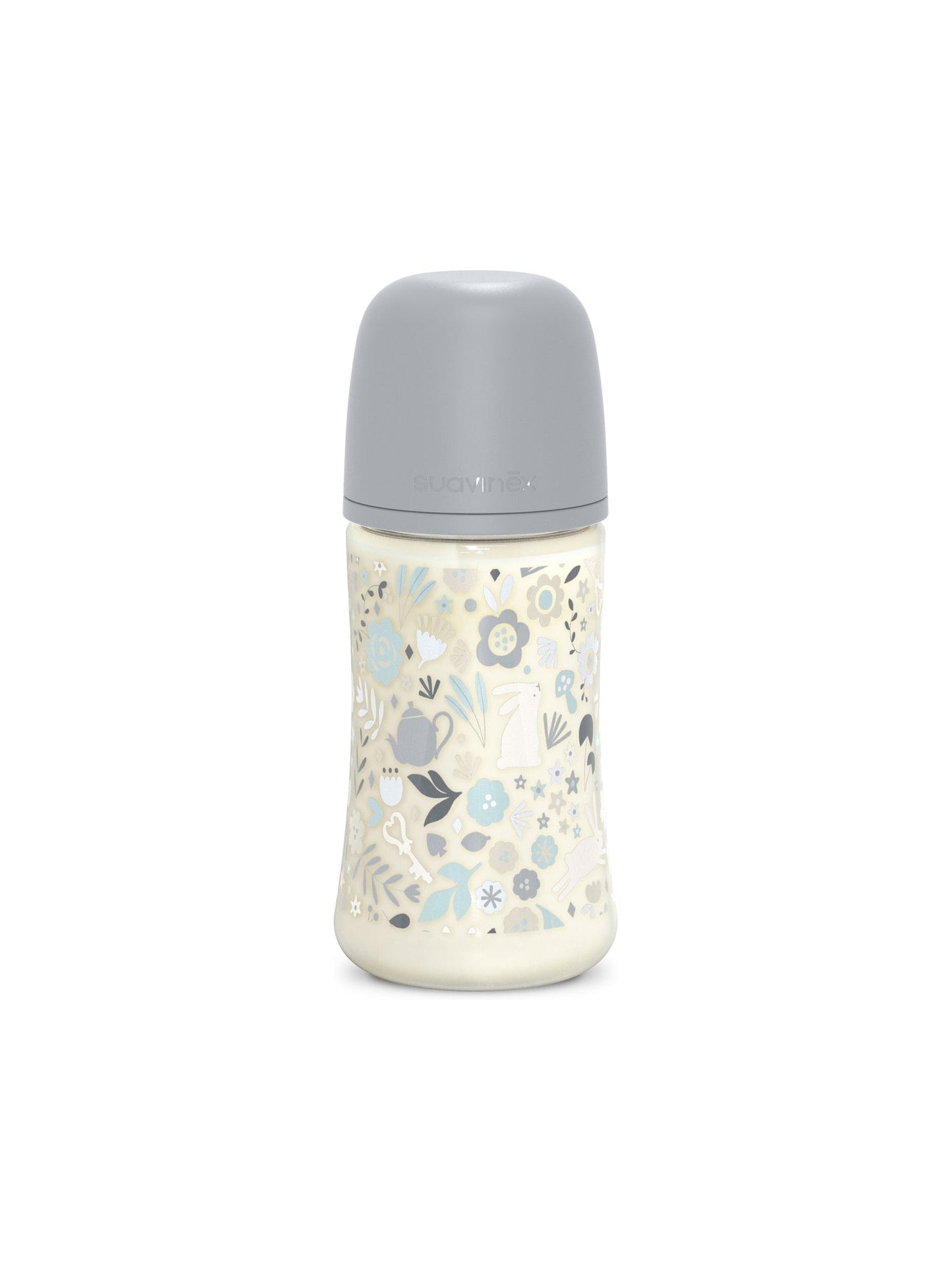 Feeding Bottle (PA) 270ml Medium Flow +3M SX Pro anti-colic Teat  - Wonderland Liberty Blue