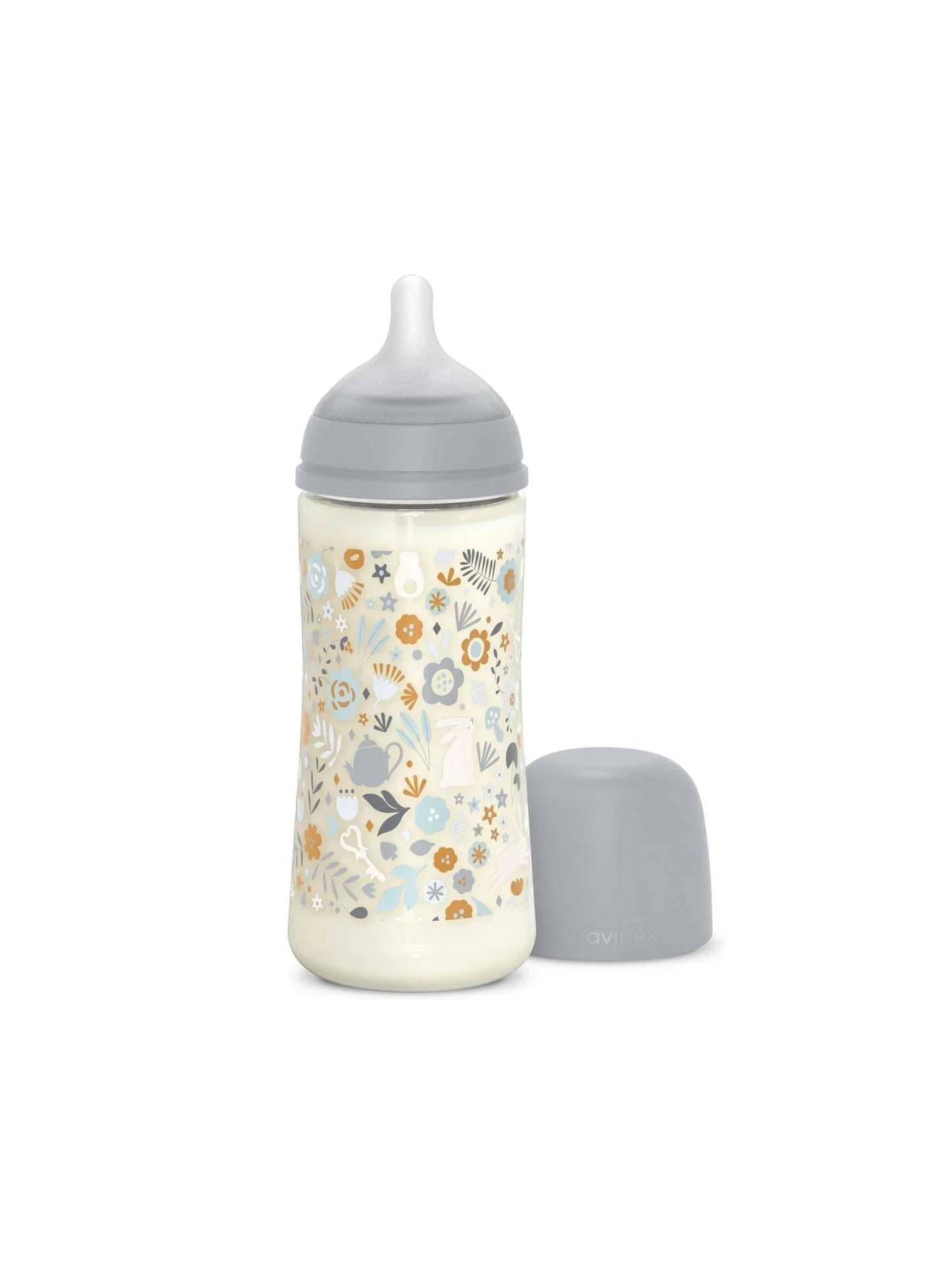 SX Pro 防脹氣快流量仿母乳奶瓶 (PA) 360ml  +6M - Wonderland Liberty Blue 深藍色