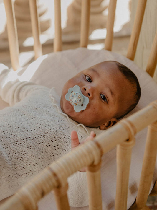 Soother with SX Pro physiological silicone Teat  6-18M - Wonderland Butterfly Liberty Green