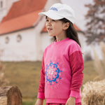 VAUVA Vauva FW23 - Girls Organic Cotton Sweater (Rose Pink) Sweatshirt