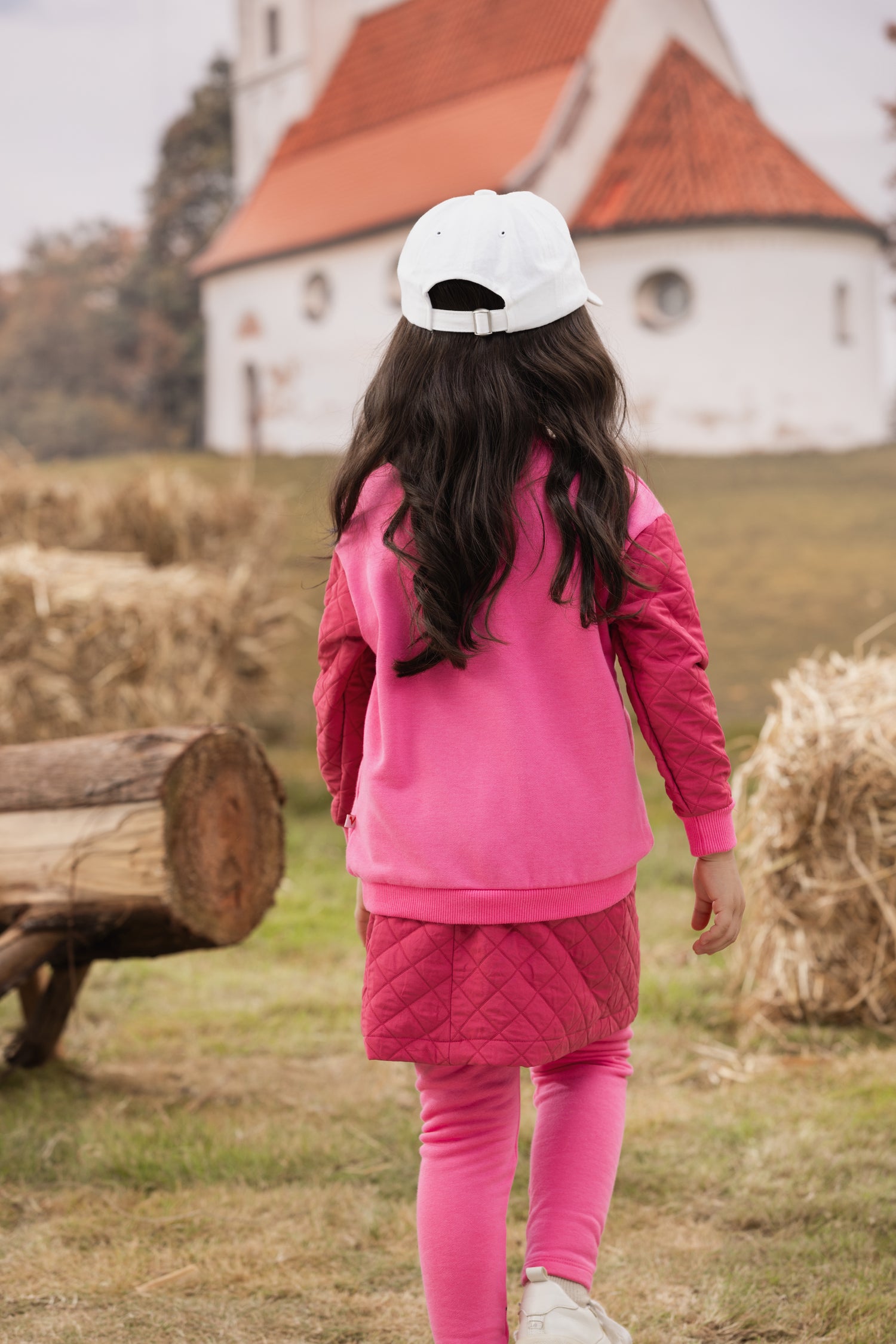 VAUVA Vauva FW23 - Girls Organic Cotton Sweater (Rose Pink) Sweatshirt