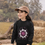 VAUVA Vauva FW23 - Girls Organic Cotton Sweater (Black) Sweatshirt