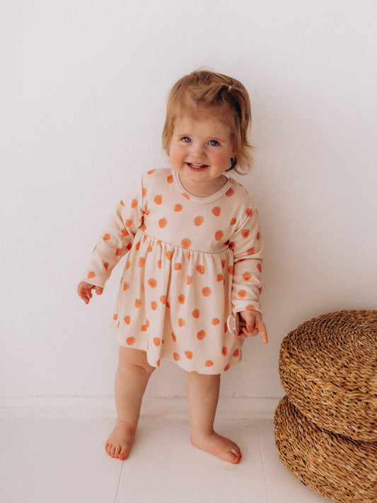 Longsleeve Baby Dress (GOTS)