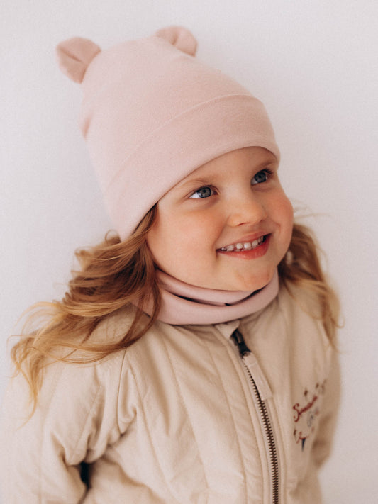 Beanie With Teddy Ears (GOTS)