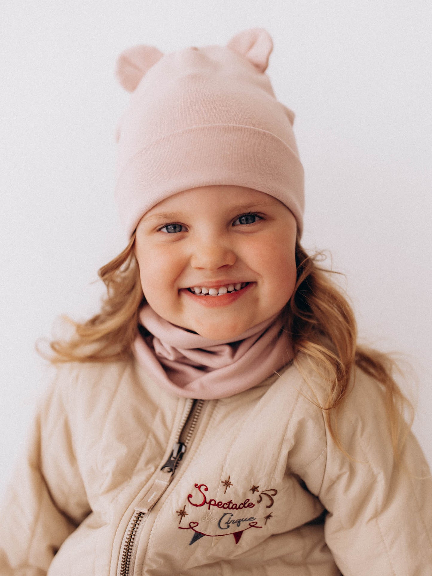 Beanie With Teddy Ears (GOTS)