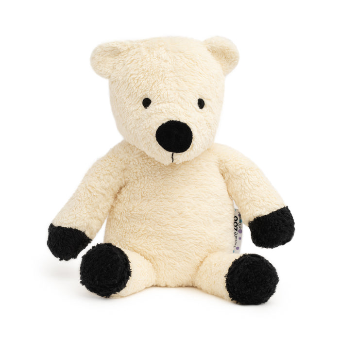 natureZoo Organic Teddy Bear – White Polar Bear - My Little Korner