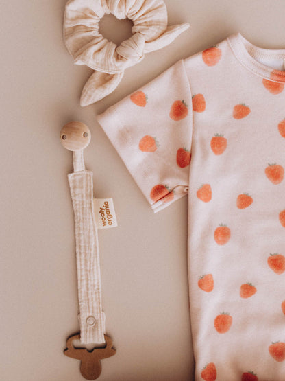 Muslin Pacifier Clip (GOTS)