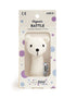 nature Zoo nature Zoo - Organic Rattle â€“ White Polar Bear rattle