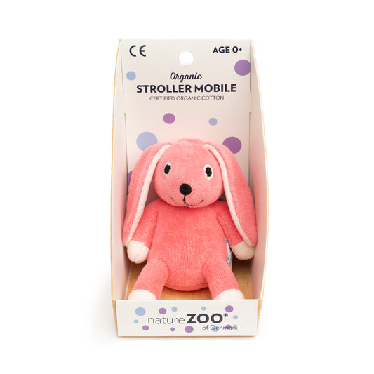 nature Zoo nature Zoo - Organic Stroller Mobile â€“ Pink Rabbit Soft toys