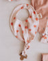 Bib With Pacifier Clip (GOTS)
