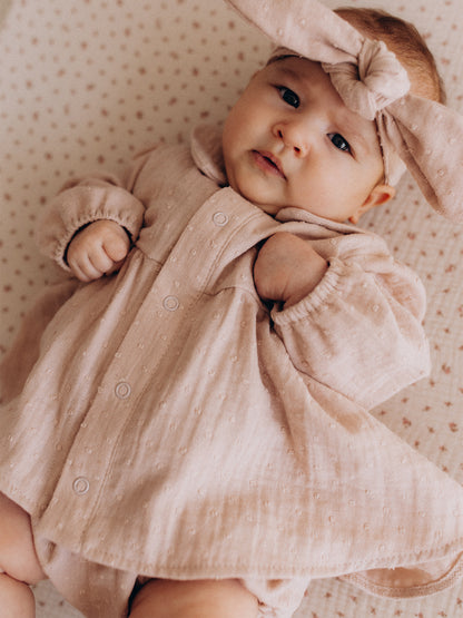 Muslin Longsleeve Blouse With Bloomers (GOTS)