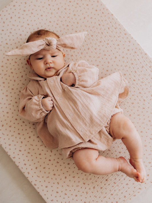 Muslin Longsleeve Blouse With Bloomers (GOTS)