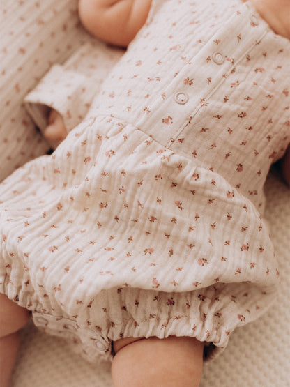 Muslin Romper With Wings (GOTS)