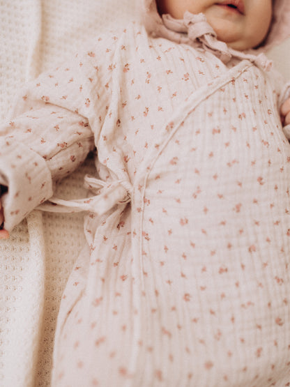 Muslin Knotted Kimono Gown (GOTS)