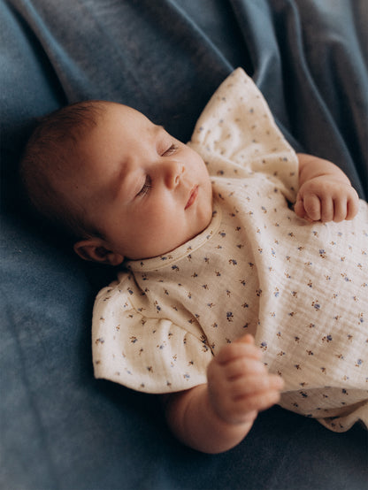 Muslin Romper With Wings (GOTS)