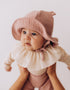Muslin Sun Hat With Teddy Ears (GOTS)