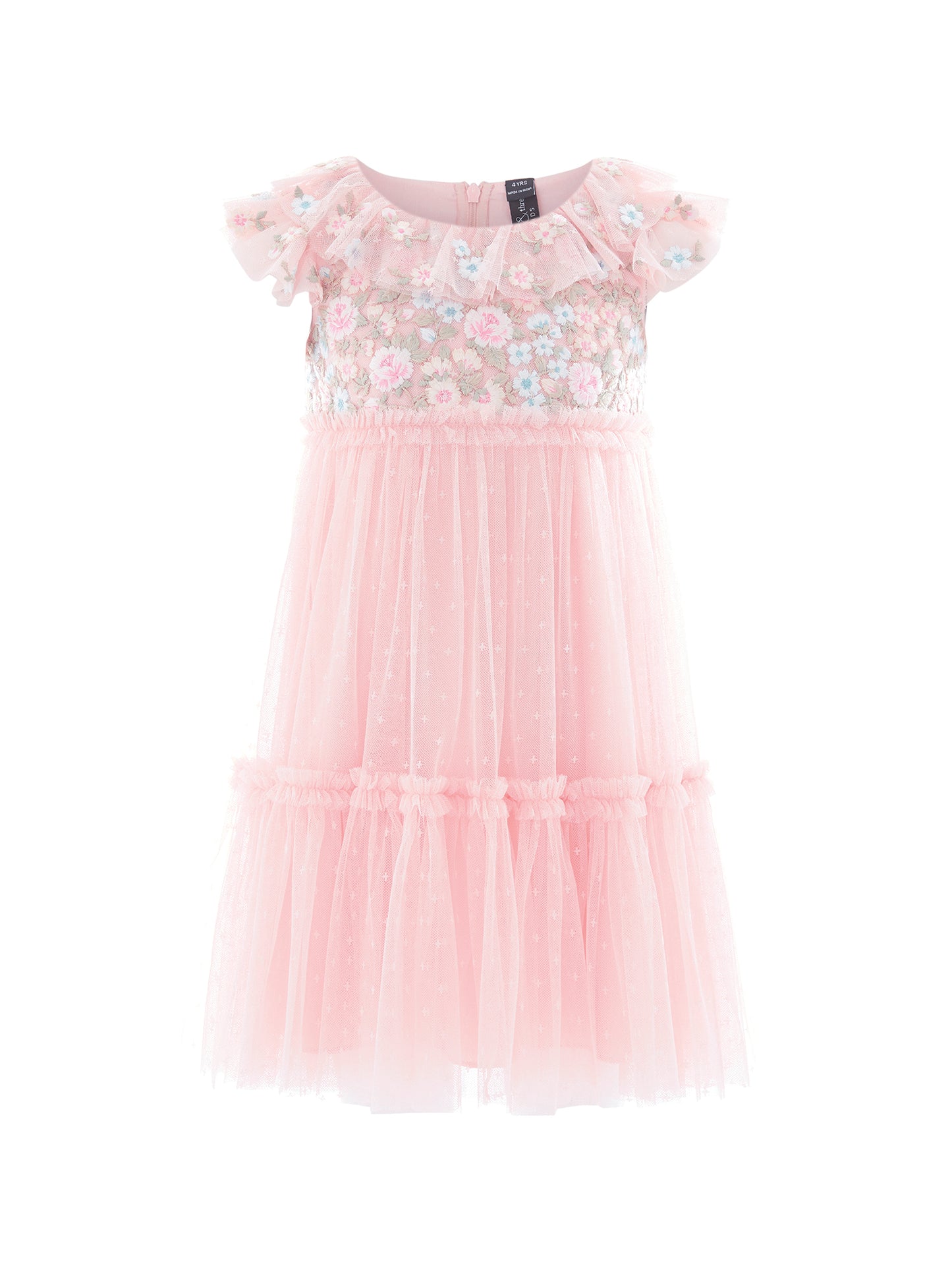 Antoinettes Floral Bodice Kid Dress