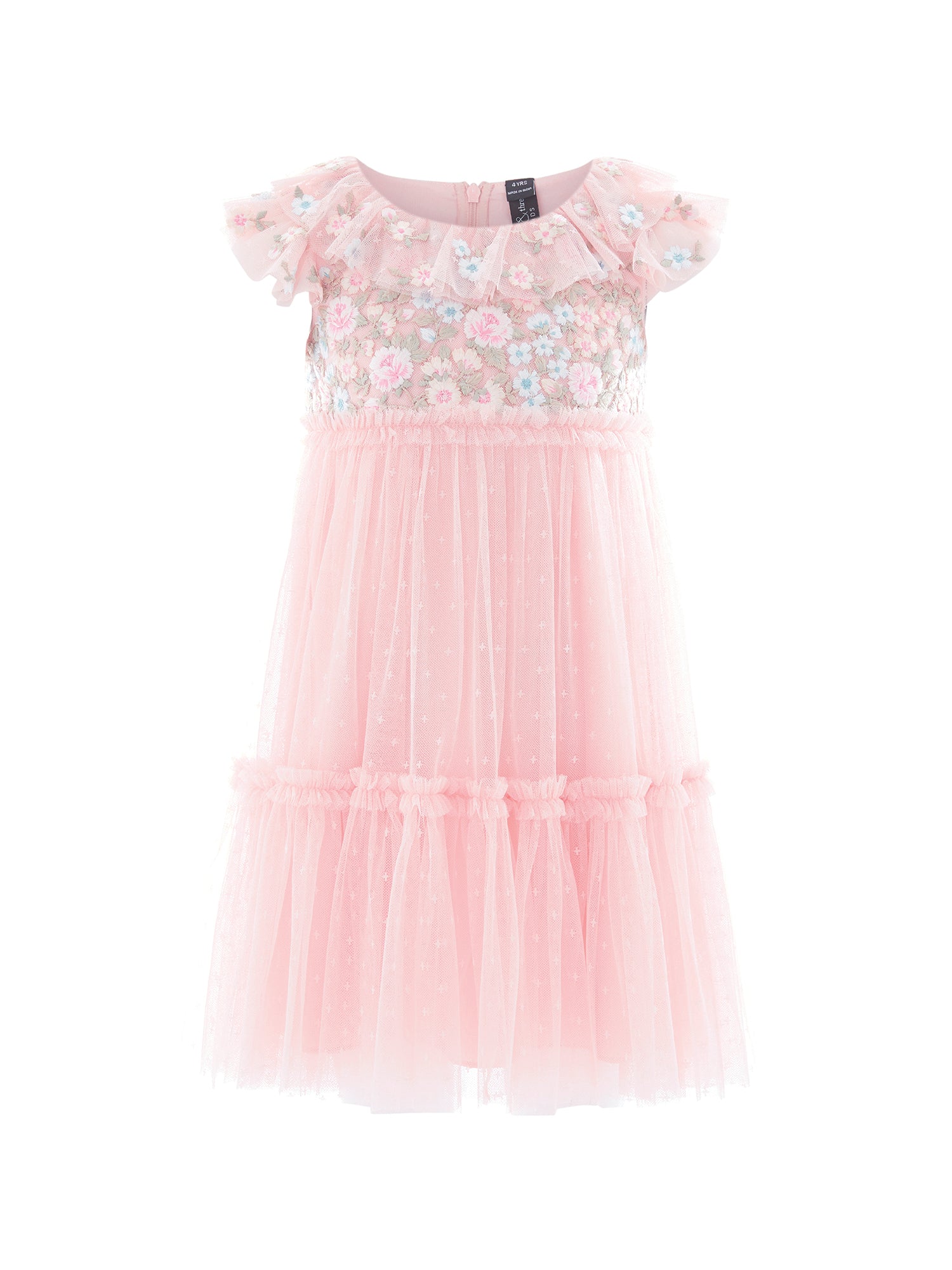 Antoinettes Floral Bodice Kids Dress