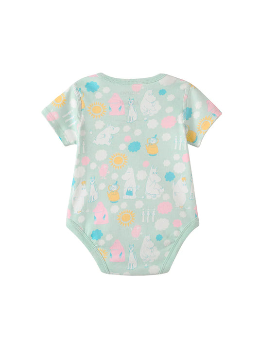 All-Over Print Short Sleeves Bodysuit