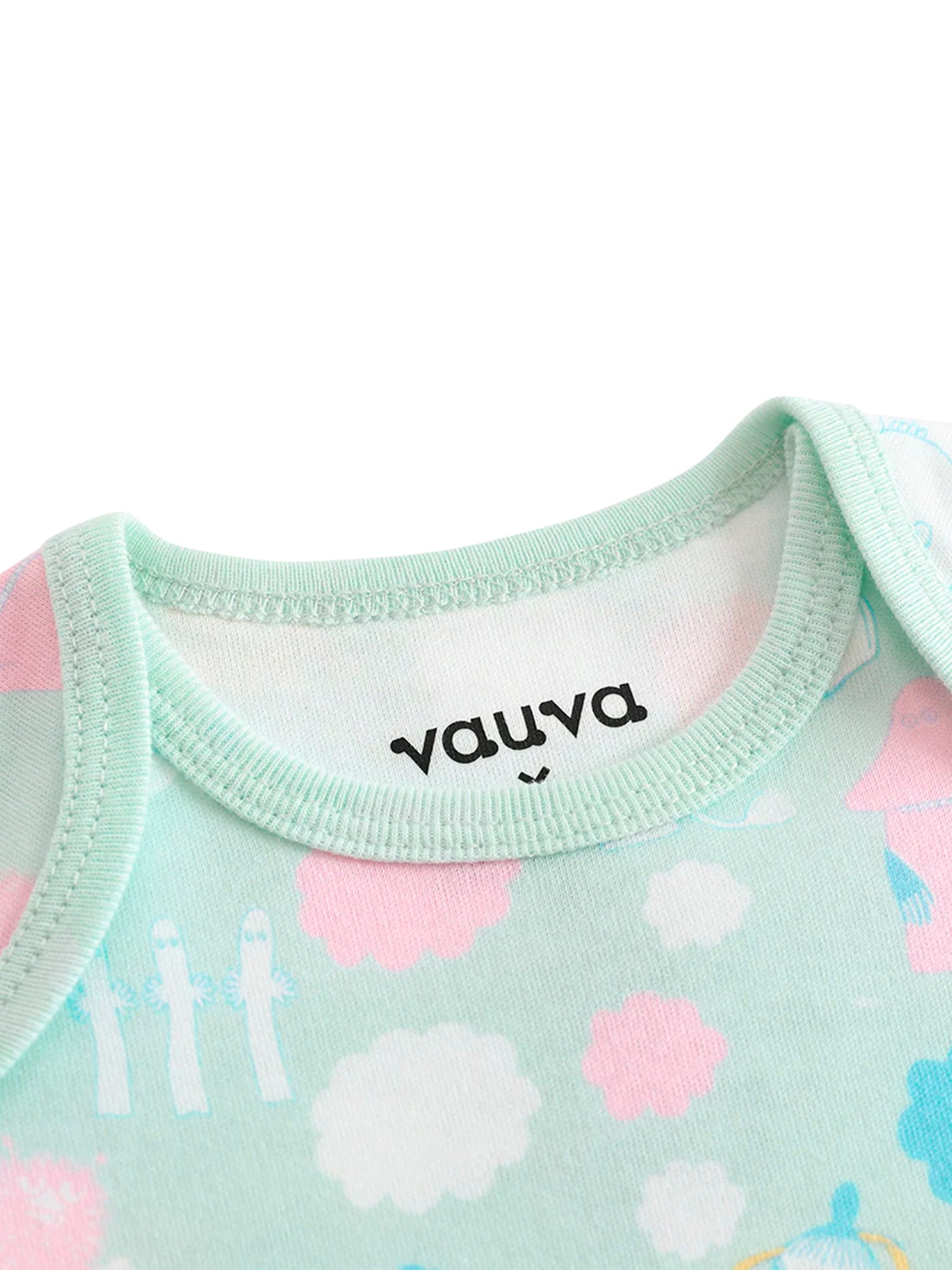 All-Over Print Short Sleeves Bodysuit