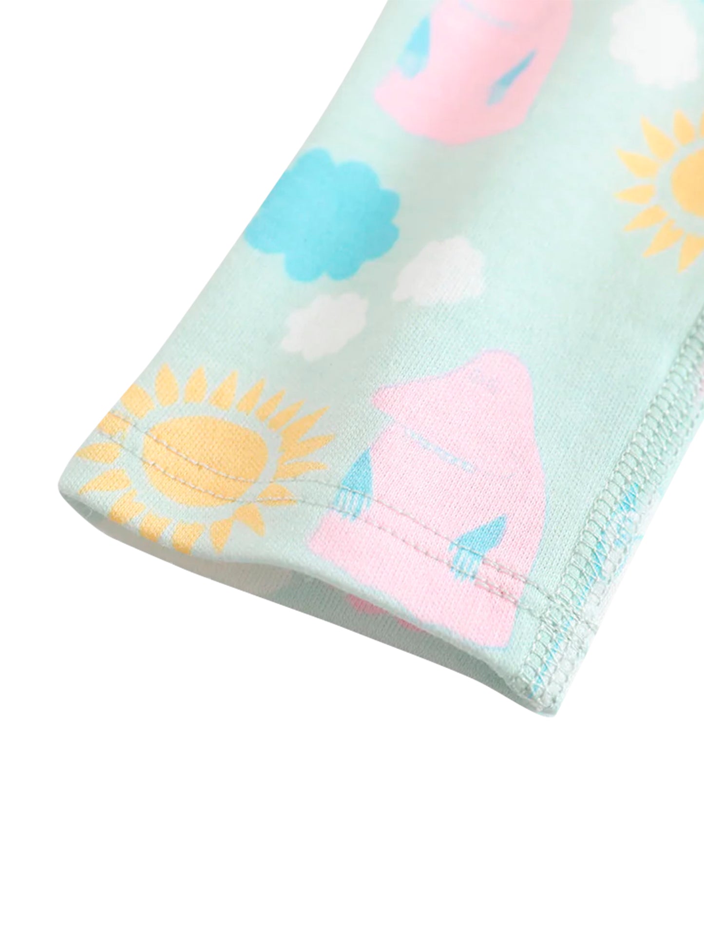 All-Over Print Short Sleeves Bodysuit