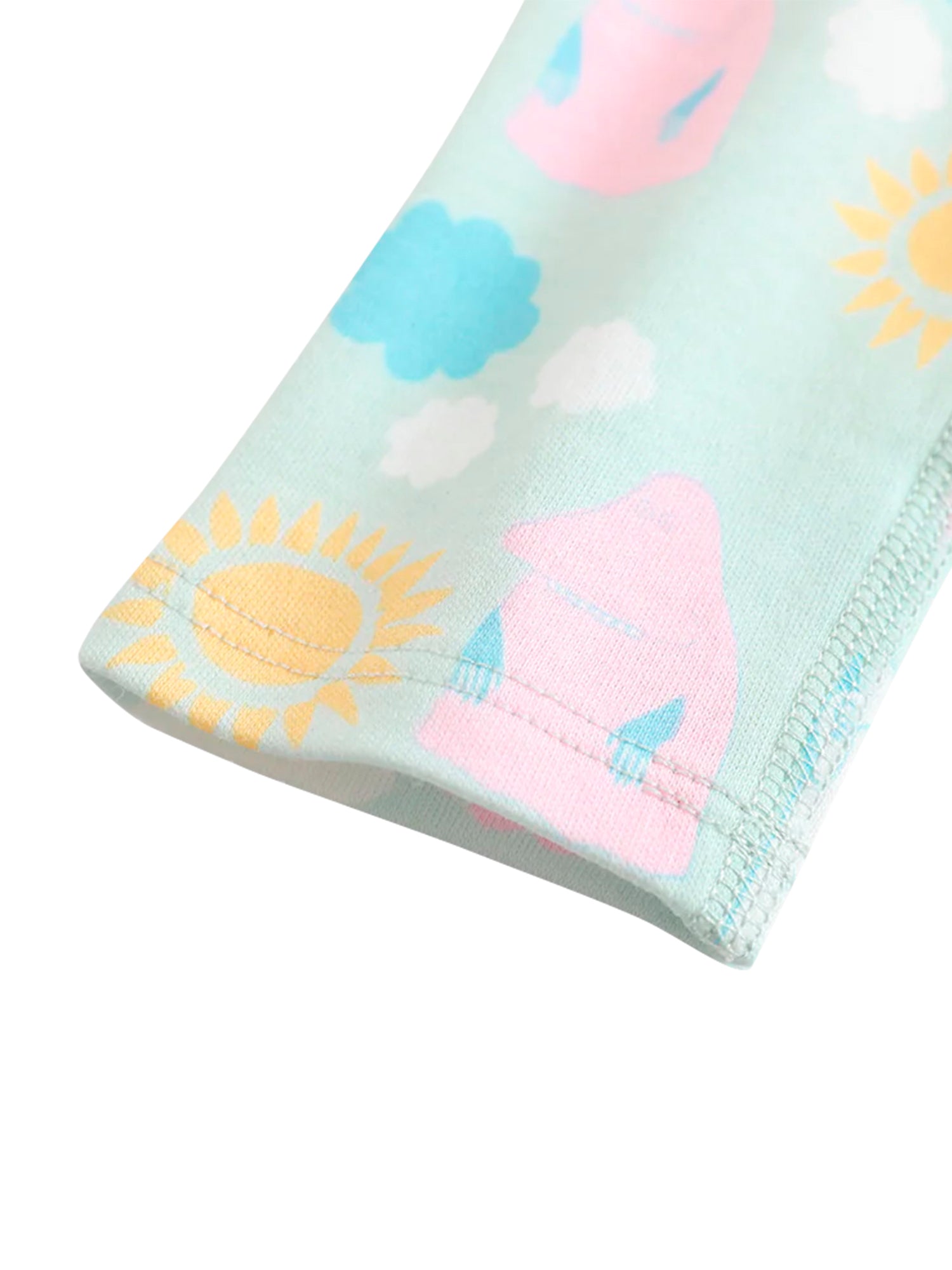 All-Over Print Short Sleeves Bodysuit