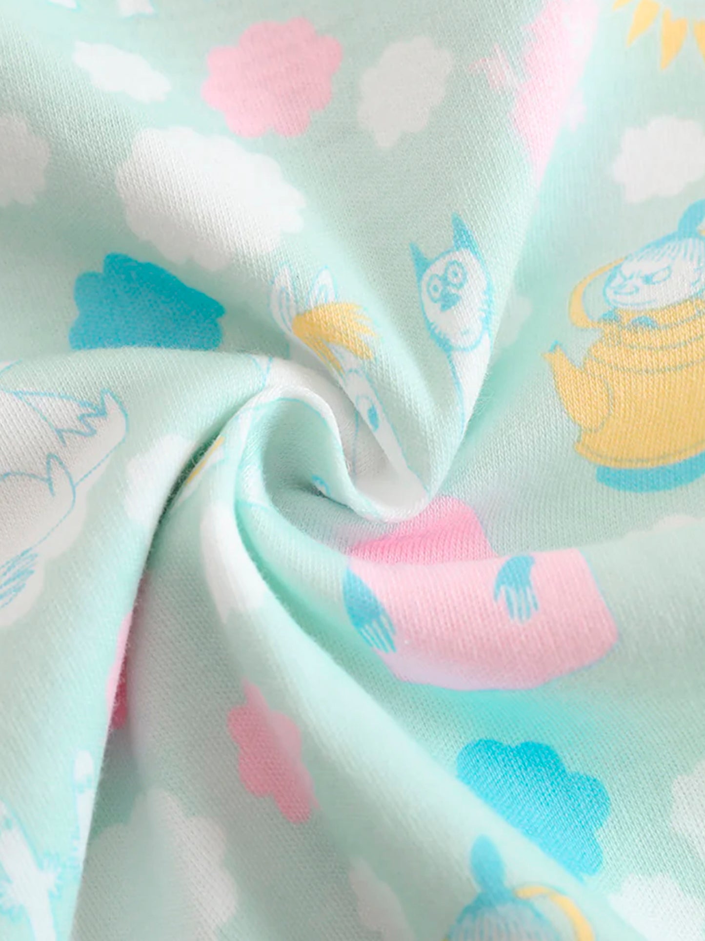 All-Over Print Short Sleeves Bodysuit