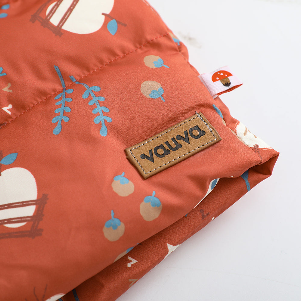 VAUVA Vauva FW23 - Baby Girl Happy Farm Hooded Padded Coat Coat & Jacket