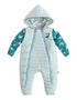 VAUVA Vauva FW23 - Baby Boys Goose Pattern Long Sleeve Romper Romper