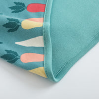 VAUVA Vauva FW23 - Baby Boy Carrot All Over Print Cotton Blanket (Green) Blanket
