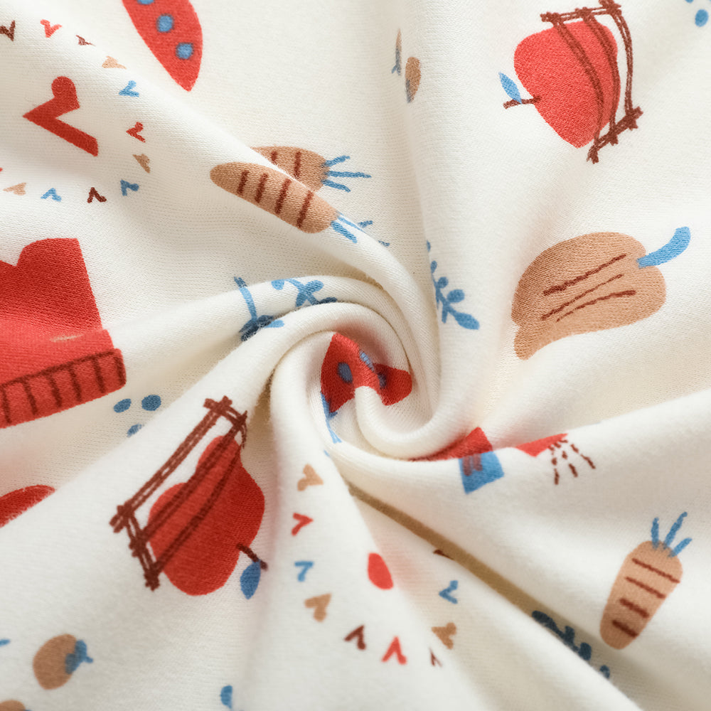 Vauva FW23 - Baby Girls Nordic Pastoral Style Cotton Blanket - My Little Korner