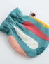 VAUVA Vauva FW23 - Baby Boy Carrot All Over Print Cotton Mittens (Green) Mitten