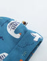 VAUVA Vauva FW23 - Baby Boy White Goose All Over Print Cotton Hat (Blue) Hat