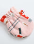 VAUVA Vauva FW23 - Baby Girls Pinwheel All Over Print Cotton Mittens (Pink)