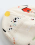 VAUVA Vauva FW23 - Baby Unisex Nordic Style All Over Print Cotton Hat (White)