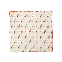 Vauva FW23 - Baby Unisex Nordic Style All Over Print Cotton Blanket (Red)