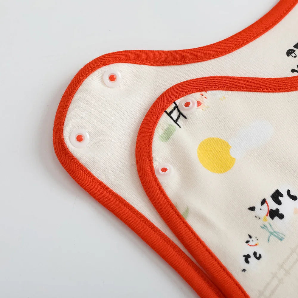 VAUVA Vauva FW23 - Baby Unisex Nordic Style All Over Print Cotton Sleeping Bag (Red) Sleeping Bags
