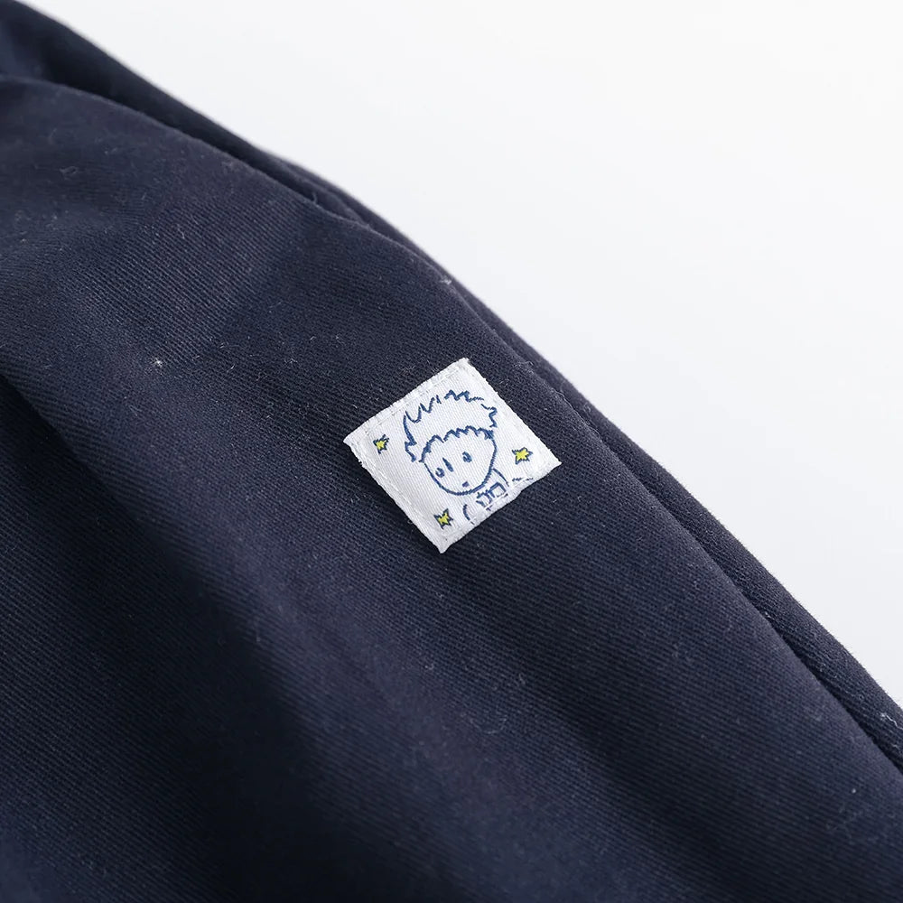 Girls Embroidered Barrel‑Leg Trousers