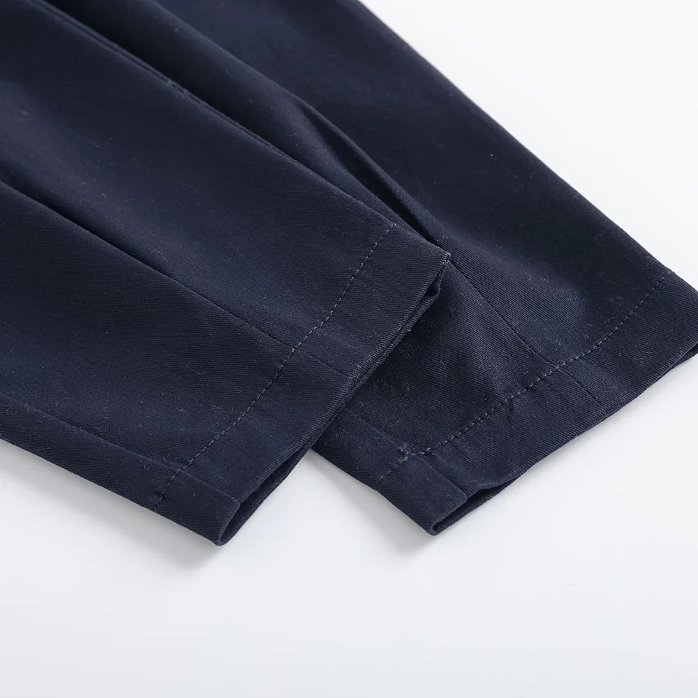 Girls Embroidered Barrel‑Leg Trousers