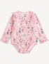 Baby Long Sleeve Organic Cotton Wrap Bodysuit